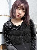 ラベンダーアッシュボブ