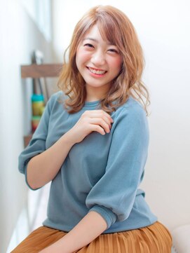 クレール 塚口店(CREER) アッシュブラウン系のカラー【ラテベージュ】でゆるフワ_3