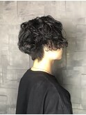 外ハネボブ/アッシュブラウン/ネオウルフ/デザインカラー