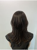 20代30代★スタイリング簡単♪イルミナ透明感アッシュベージュ