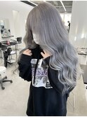 柔らかいシルバーアッシュ
