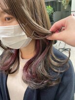 イヤリングカラーベリーピンク/インナーカラーブロッサム