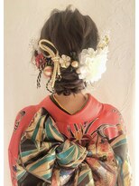 ラシェンテ エイジア 高槻(La Sente Aja)&nbsp;成人式ミディアムアレンジ