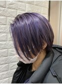 ハンサムショート▽ラベンダーアッシュ