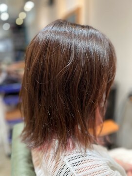 マーブルヘアー(Marble hair) インナーカラーボブ