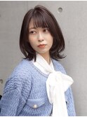 外ハネロングボブ