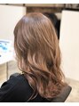 アグ ヘアー デイト 下館店(Agu hair date)&nbsp;ブリーチ無しのミルクティー髪質によって工程が必要な場合あり！