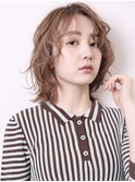 大人可愛いイメチェンショートボブふんわりカール0404