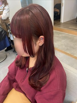 ブローチェラウカ(Broche lauka) ローズカラー×姫カット