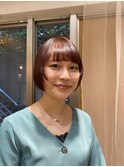 顔まわりレイヤーボブ