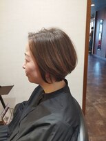 ジータ パーソナルビューティールーム(GiTA Personal Beauty Room) 前髪なしショートボブ30代40代50代