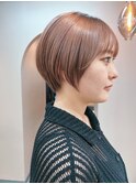 地毛風カラー/ナチュラルレイヤーカット/ショートボブ[船橋]