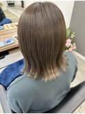 【Rashiku】ブリーチなしで創るオリーブベージュ☆