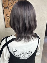 ルノン フィージュ(LUNON fieju)&nbsp;シルバーカラー　ハイトーン/ウルフカット/ブリーチ/韓国