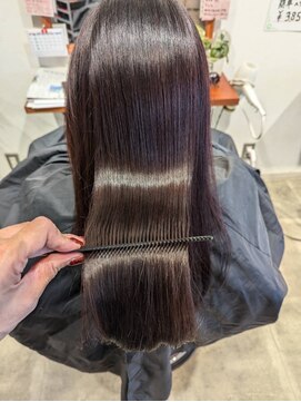 トランペットバイン 谷町6丁目(trumpetvine) つやつやストレート/40代/50代/