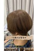 ハイトーン風！？-10歳の白髪染め