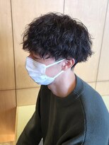 ニアウ 伊勢崎連取店(Niau)&nbsp;刈り上げマッシュ波巻きツイストスパイラルパーマ