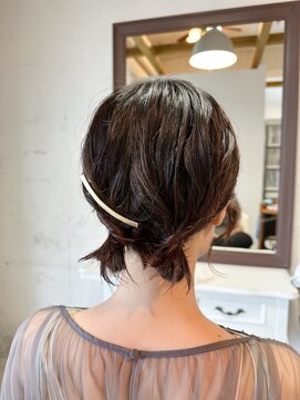 エミュ 中央駅店(eMu) ボブアレンジ!お呼ばれヘア×ツインアレンジ