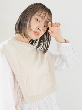 ミエルヘアーブラン(miel hair blanc) 透明感ボブ