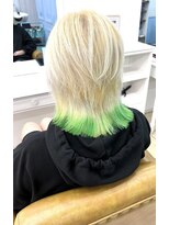 シャルティア(SHALLTIA)&nbsp;ハイトーンエンドカラー【山口市美容室】【山口市個性派】