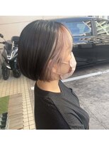 ビアンコ カーロ(Bianco caro)&nbsp;インナーカラーベージュ/ピンクベージュ/ボブ