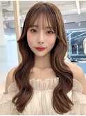 韓国ヘア/くびれ巻き/ヨシンモリ/小顔カット/イメチェン