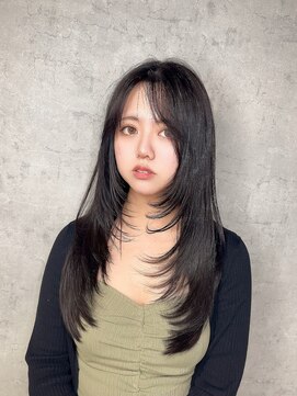 リンクミリ(Link mili) ザクザクレイヤーカット/顔まわりレイヤー/かきあげバング