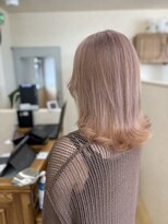 ミラシィ 成田(Mirashy)&nbsp;ハイライトカラーミルクティーベージュレイヤーカット
