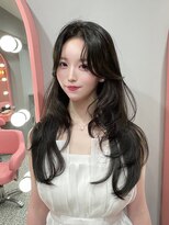 ボタン シブヤ(VOTAN SHIBUYA)&nbsp;前髪/韓国風巻き/アッシュベージュ/20代/10代/レイヤーカット