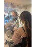【rena指名】カット＋透明感カラー＋夏のクレンジングスパ10分