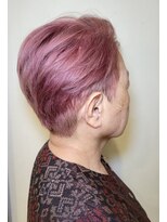 松本平太郎美容室 国立店&nbsp;60代70代×シニアツーブロックショート×イノアカラー