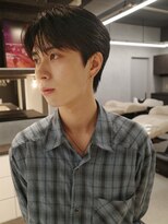 アンサー 渋谷(ANSWER)&nbsp;ニュアンスパーマ毛流れセンターパートナチュラル韓流ヘア