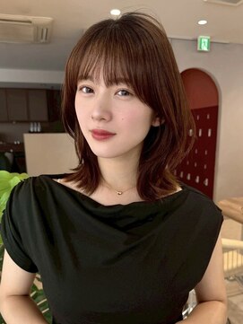 ジーナ 稲毛海岸(Zina) 髪質改善*顔周りレイヤーミディアムヘア*美髪【Zina稲毛海岸】