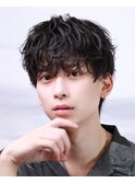 韓流マッシュ×シャドウパーマ