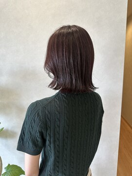 ゴートファクトリー(G.O.A.T factory) ピンクブラウン×ボブ