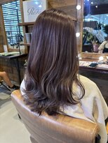 エアージーモ 小倉店(Fate design Air G mo)&nbsp;20代30代ピンクバイオレットレイヤーカット