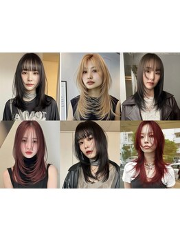 カット×絶妙カラ-で伸ばしかけもイメチェン×可愛いStyle[名古屋/栄/ブリ-チ/レイヤ-カット/ダブルカラ-]