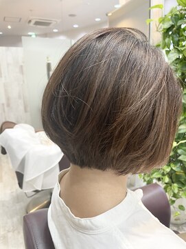 ブレスバイファースト 富谷店(Breath by first) 丸みショートボブ