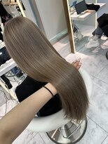 ロンドルピナス 小倉(Lond Lupinus)&nbsp;黒髪カタログ/オリーブグレー/ココアベージュ/小顔に見せるヘア