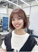 ゆるふわボブ/大阪/梅田/茶屋町/シースルーぱっつん/韓国