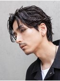 フェザーショートフェザーパーマニュアンスパーマショートヘア