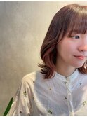 髪質改善/顔周りレイヤーカット/グレージュ[千葉/千葉駅]