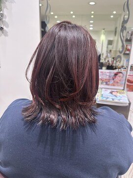 クロップ エス 茅ヶ崎本店(crop es) ワインレッドカラー