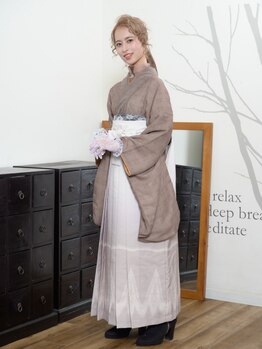 メイクアップノーブル(Make up NOBLE)の写真/[高円寺駅2分]苦しくなく着崩れない優しい着付けが評判！綺麗な着付けは専門店NOBLEにお任せ♪