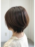 小顔丸みショート30代40代50代