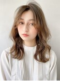 イメチェンピンクベージュアンブレラカラー前髪クールショート