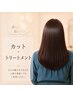 【パサつき・広がりがまとまる】カット+プレミアム髪質改善トリートメント