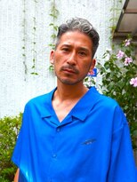 ガズル ハラジュク(GUZZLE HARAJUKU)&nbsp;大人の白髪メンズワイルドショートパーマ
