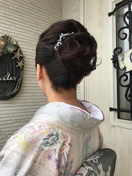 ラスター(Luster) 訪問着着付けとヘアーセット