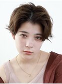 ジェンダレスかきあげショート
